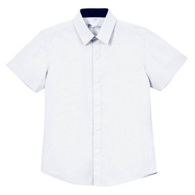 Рубашка школьная для мальчика Deloras 70478CS белый 1
